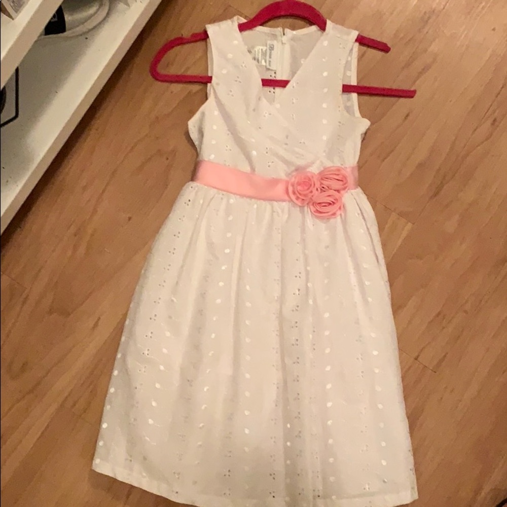 Girls white dress